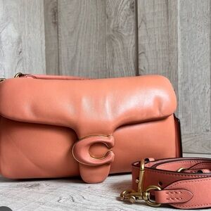 Coach Coral Pillow Tabby 26 Shoulder Bag with added chain strap